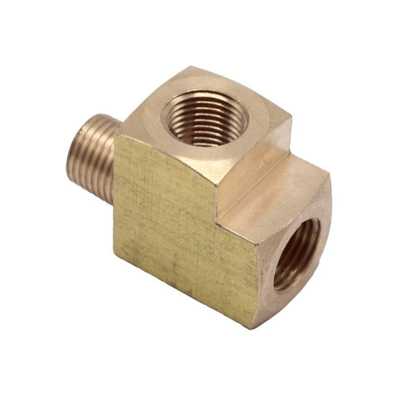 ABKP-Oliedruksensor T-stuk Connector M10x1 Hoekadapter T-Verdeler Oliedrukmeter Adapter