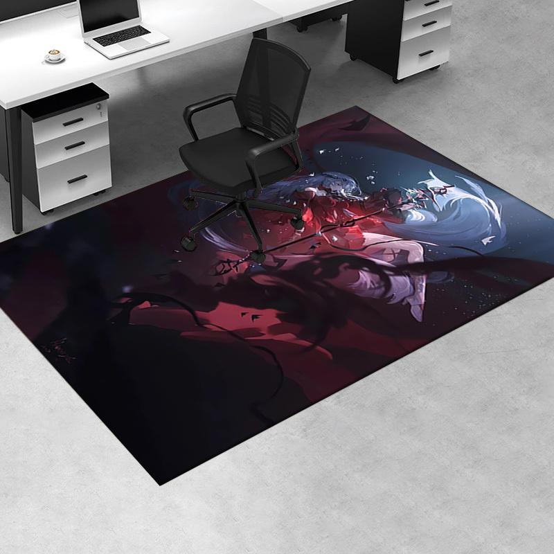 1pc skadi the corrupting heart Office Carpet Soft Polyester Entrance Carpet Washable Non slip Machin