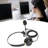 H600‑2.5 Telefonheadset 2,5 mm Enkelt Öra Kundtjänsthörlurar med Brusreducerande Mikrofon 2,5 mm Telefonheadset