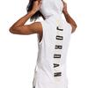 Jordan Canotta da basket con cappuccio e stampa grafica Air Dri-Fit da uomo Tops Bianco CW0373-100