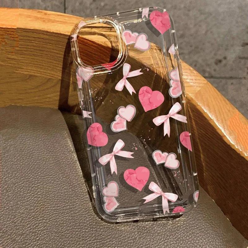 Air Cushion Phone Case for  Redmi 13 4G 13c 12c Note 12 11 13 Pro Plus 5G 12s 11s 10s 10 Pro 4G  Leopard Love Heart Cover