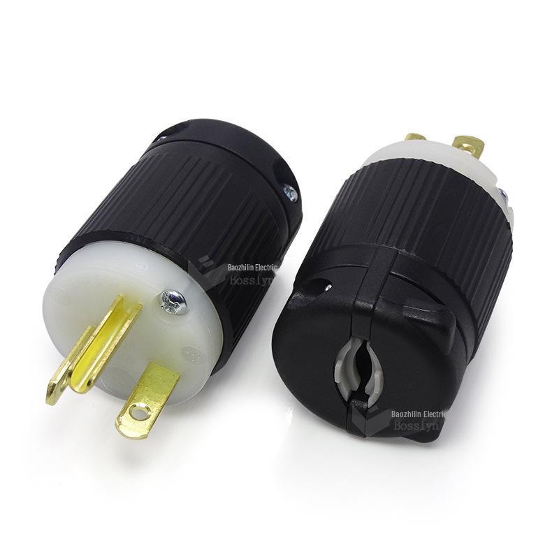 J-726 American Industrial Lighting Power Plug - US Standard Generator Wiring Plug