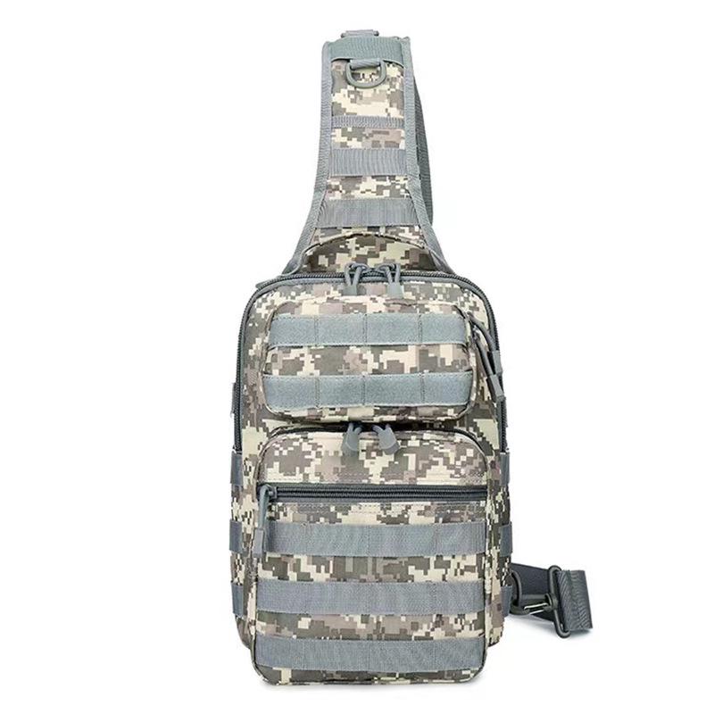 Molle Large Camouflage Tactical Chest Bag, Outdoor Travel Waist Bag for Men & Women, Fashionable Cycling Gear