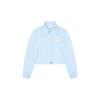 8Gate Women'S Chopped Trucker Jacket (Light Blue)