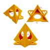 10 Stück Pyramidenförmiger Dreibeiniger Dreieckiger Halter Holzbearbeitung Lackierhalter Spritzlackierhalter Pufferblock Hilfswerkzeug-Set