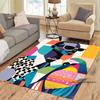 Customizable  Picasso Style Painting Printed Carpet Fashion Non-slip Floor Mat Outdoor Door Mat Play Mat Birthday Gift