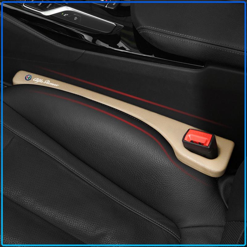 2pcs Car Seat Gap Plug Anti-Seat Leakage Chair Seat Sealing For Alfa Romeo 147 159 156 Giulietta Giulia Mito Spider Alpha Nheadrest