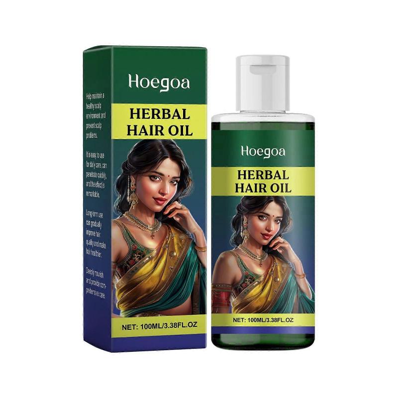 Hoegoa Herbal Hair Care Oil Gently Cleanses, Moisturizes And Nourishes Hair Essence Oil