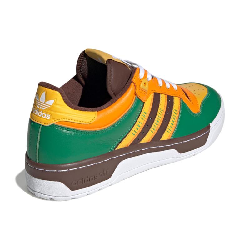 adidas Human Made X Rivalry Low 'Green Gold' Sneakers FY1084