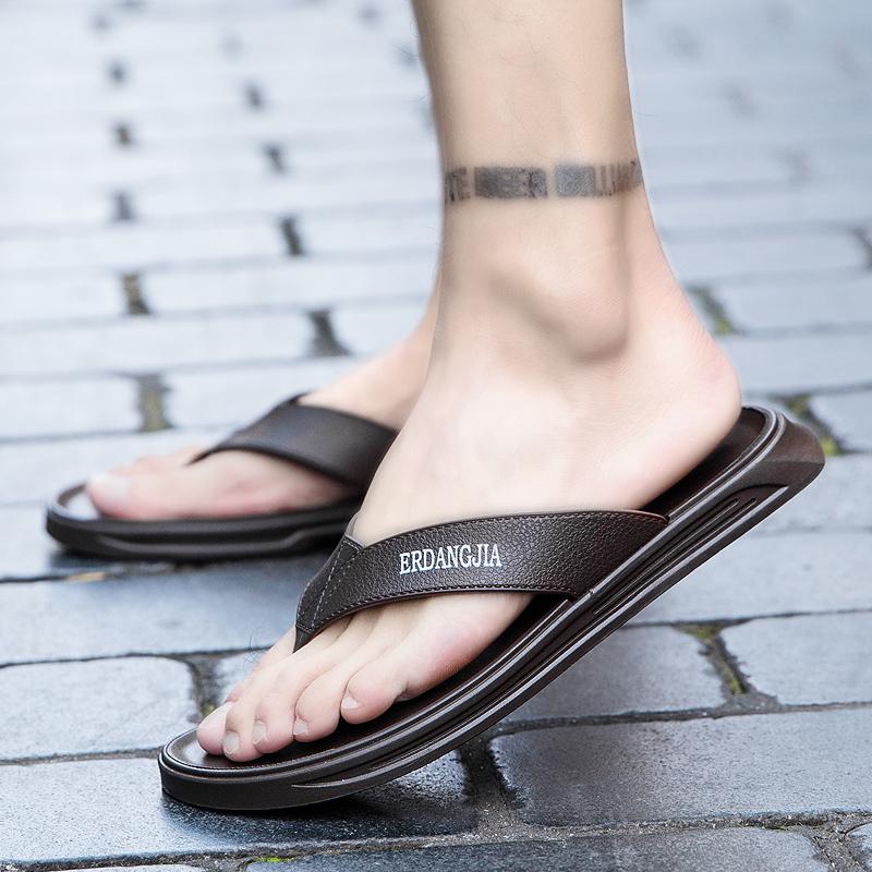 39-45 Summer Men's Flip-flop Sandals Men's Flip-flops Beach Shoes Men's Non-slip Slippers