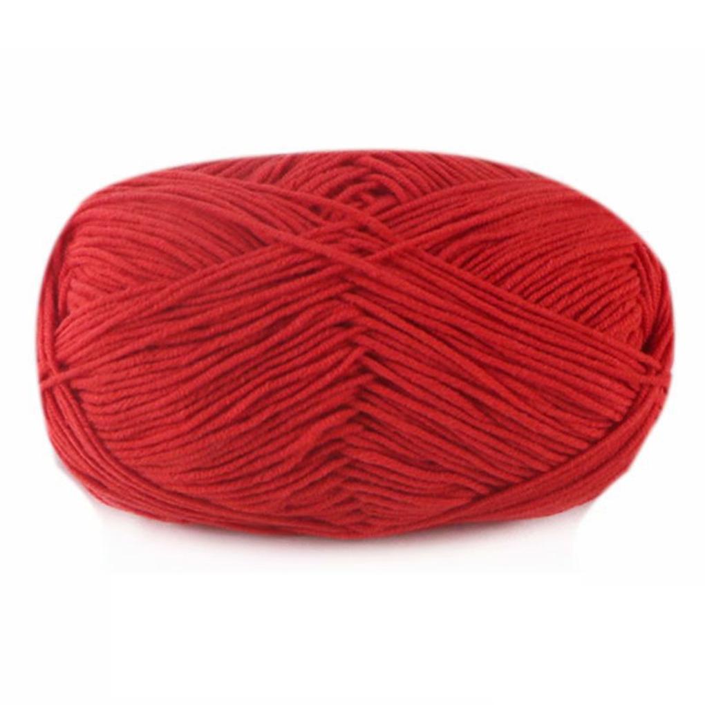 Crochet Yarn Sweater Scarf Gloves Toys Bundle Crafts Gifts Threads Durable Skeins Set Arts 4-Ply for Knitters Beginners Parties