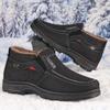 Men's Snow Boots for Warm and Comfortable Non-Slip Ankle Boots for Outdoor Hiking and Trekking - Plush-Lined Winter Shoes