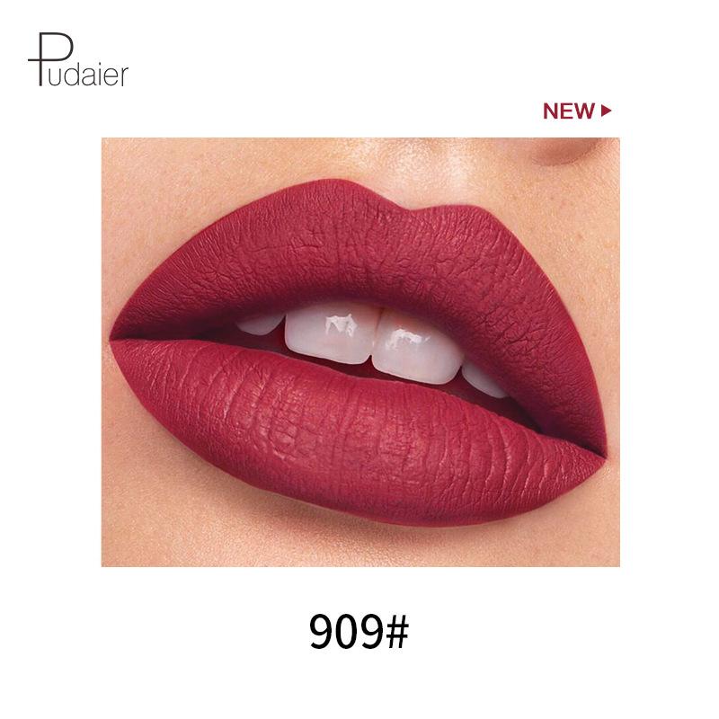 18-fargers minikapselleppestift Fløyelsmatt Ikke-klebrig kopp Myk Glatt Matte Lipgloss