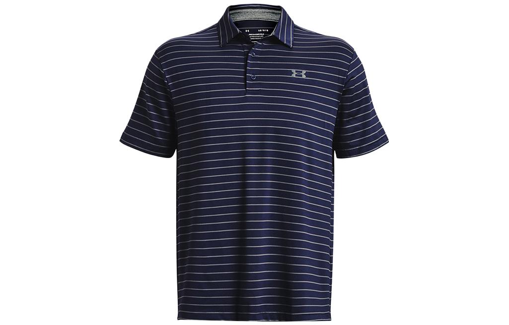Under Armour Polo Shirts Men s Midnight Dark Blue Polo Collar Moderate Other 1351130-410 XL