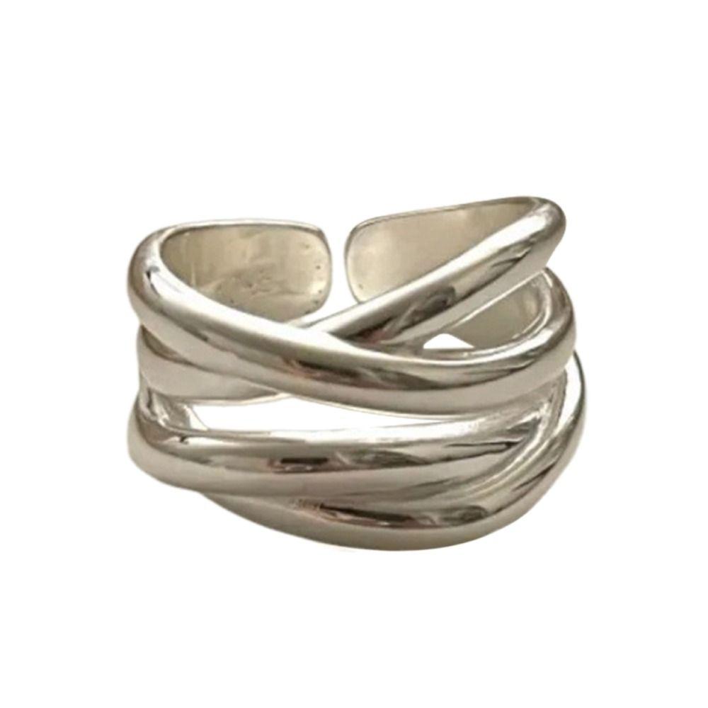 Irregular Irregular Rings Adjustable Beach Jewelry Accessories Trendy Punk Ring for Womem