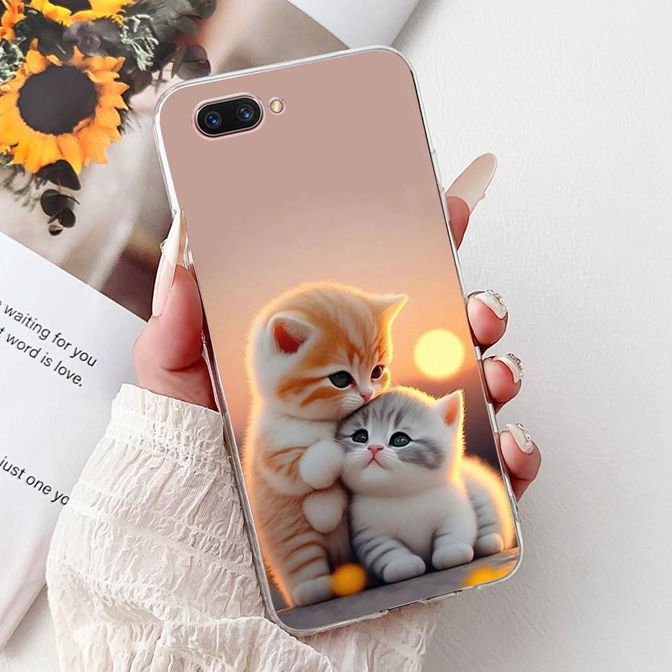 For OPPO A3S Case CPH1803 Soft Slim Fundas Cute Cartoon Cover For Oppo A5 AX5 CPH1809 OppoA3s Phone Cases Oppo A3 s A 3s Coque