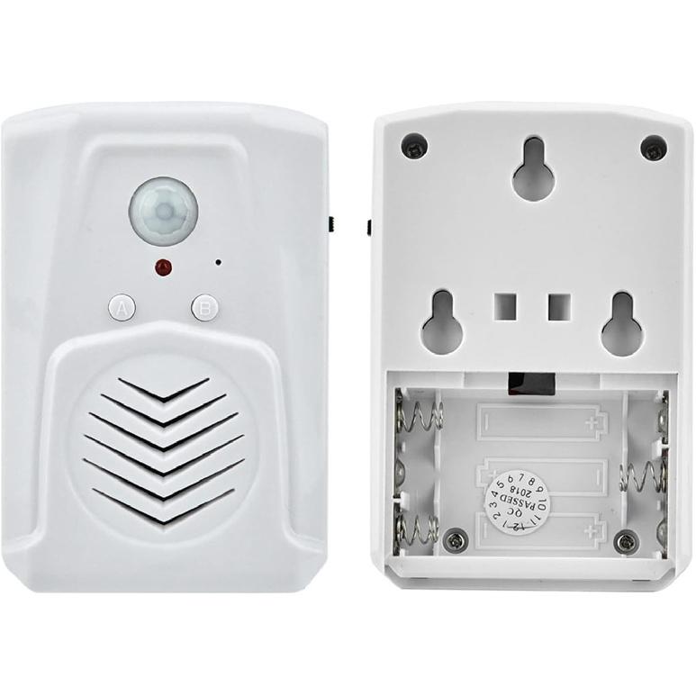 Motion Sensor Doorbell Door Chime, Home Security Driveway Alarm Entry Doorbell Indoor Motion Detector Buzzer, Store Door Entry Bell MP3 Audio, 2