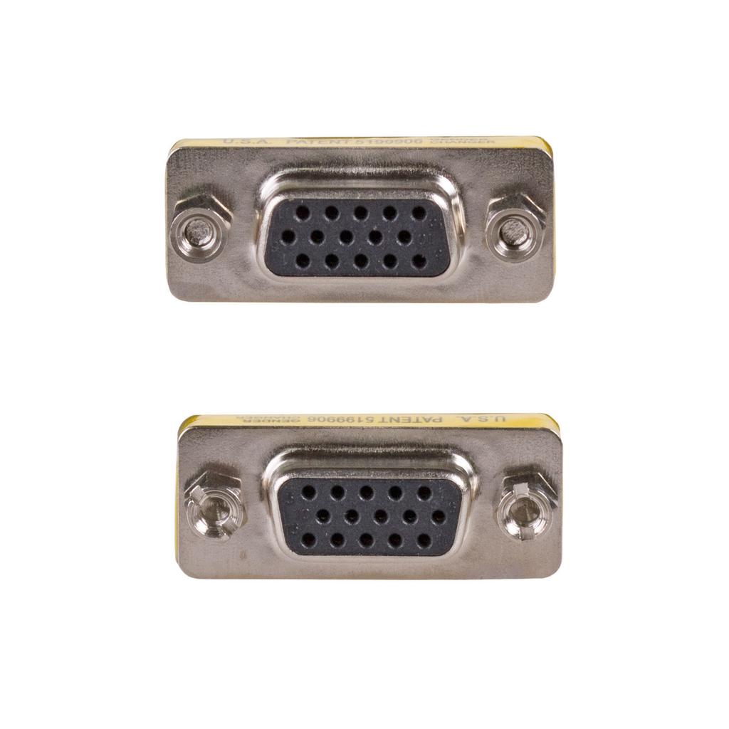 Przejściówka 2x D-Sub Akyga AK-AD-18 Adapter VGA 15-pin żeńsko -żeński beczka