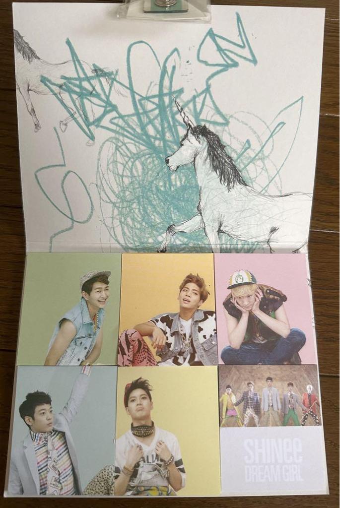 [USED] SHINee DREAM GIRL Sticky Notes Band Minho Jonghyun Can Badge