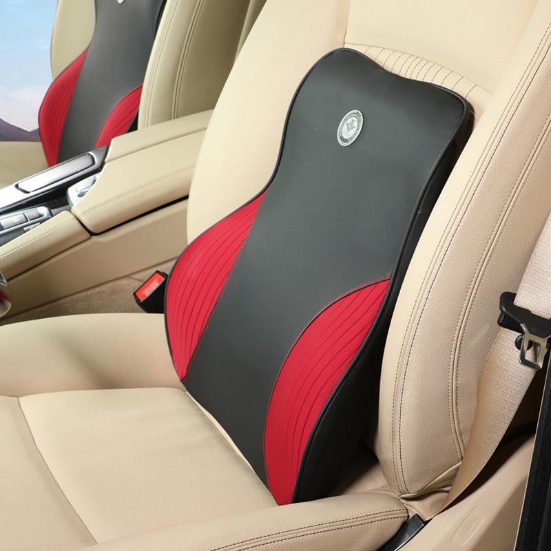 Car Lumbar Support: Memory Foam Backrest & Neck Pillow for Long-Lasting Comfort