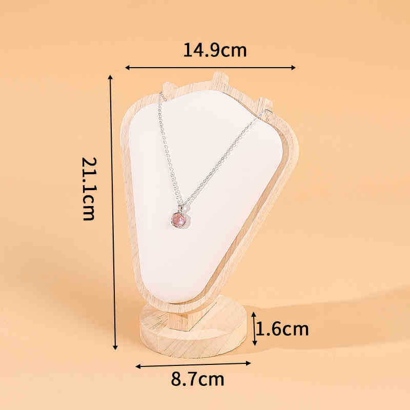 Goat horn necklace display stand portrait neck mold jewelry stand necklace jewelry window storage model stand