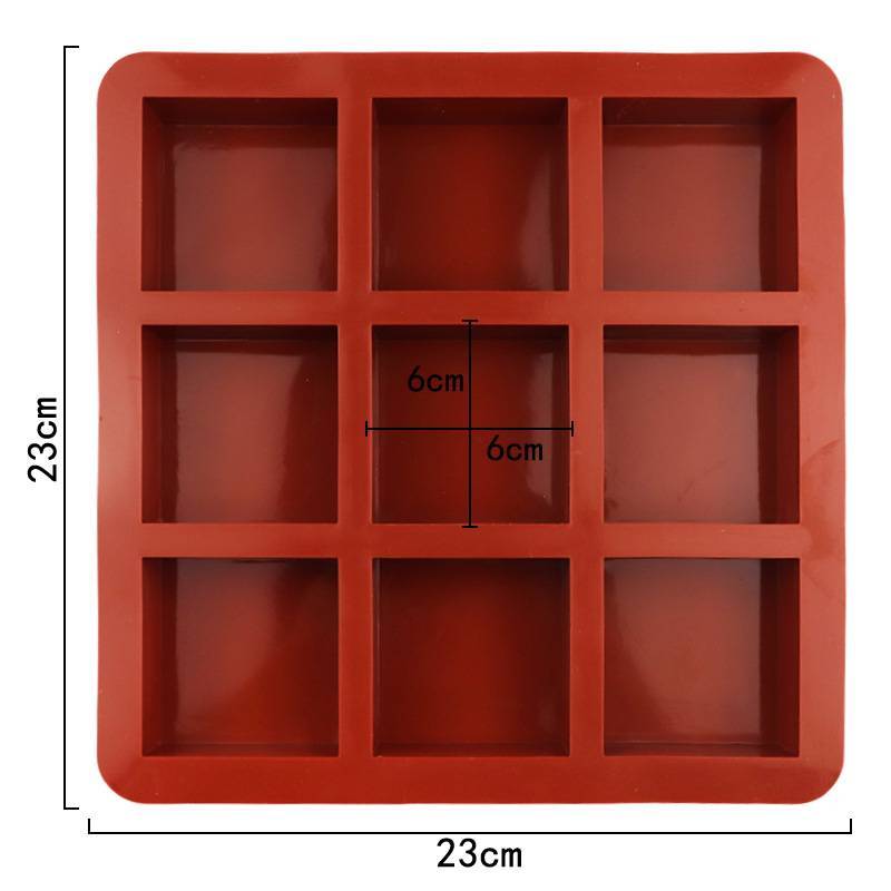 Silicone Rectangular Cake Mold For Baking Making With Nonstick Surface For Kitchen Use
