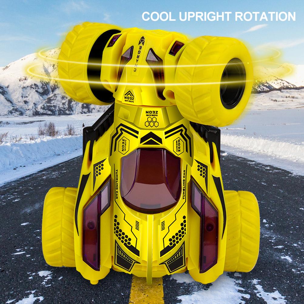 360 degrees Rotation Pull Back Stunt Car Toy Inertial Offroad Car Toy Friction Inertia Powered Toy Car