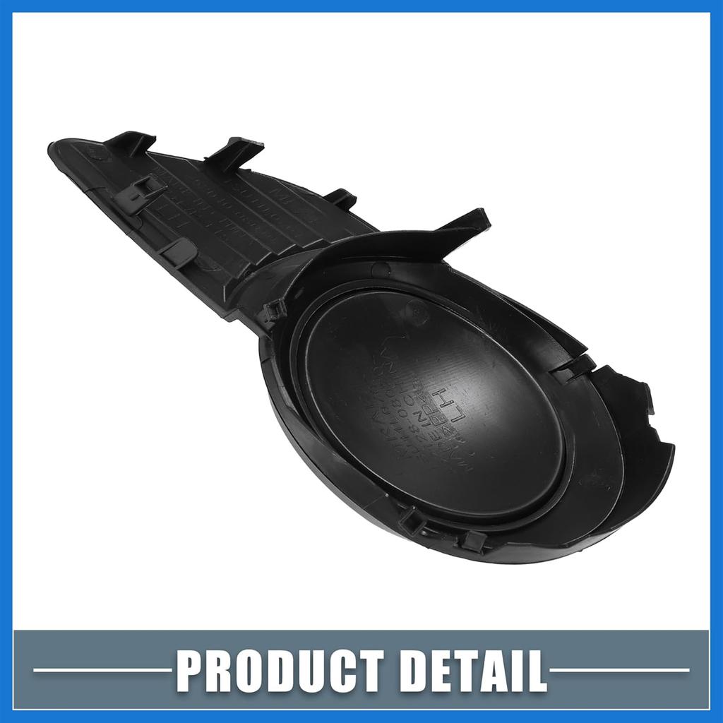 Front Left Right Side Fog Light Grille Cover 52128-08020 52127-08020 Fog Light Bezel Cover Trim for Toyota Sienna 2011-2015 1 Pair Auto Accessories