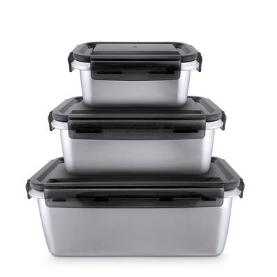 Stainless Steel Lunch Box Food Bento Storage Container Crisper with Cover