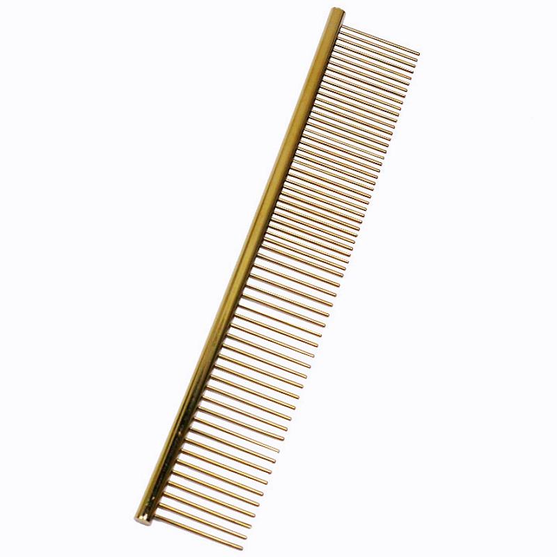 Dog Comb Stainless Steel Dog Brush Pet Grooming Straight Combs for Cat Hair Knot Cleaning Pet Hair Remover Massage Dogs Brushes