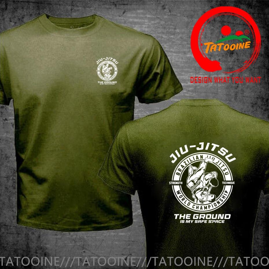 Funny Design Brazilian Jiujitsu Bjj Karate Back Shirt Unisex Fashion Trendy Casual Clothing Stylish Tops Tee Shirt Leisure Tshirt