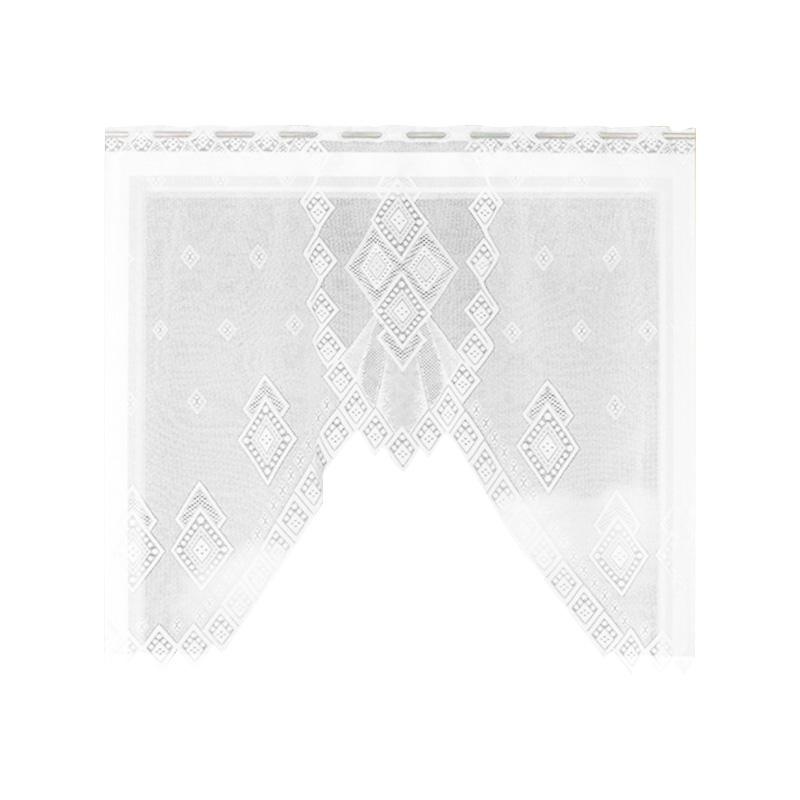 

1PC Window Curtain Tulle Arcuated Valance Curtain Living Room Drapes Lace Door Curtains Kitchen Door Partition Screen Pastoral