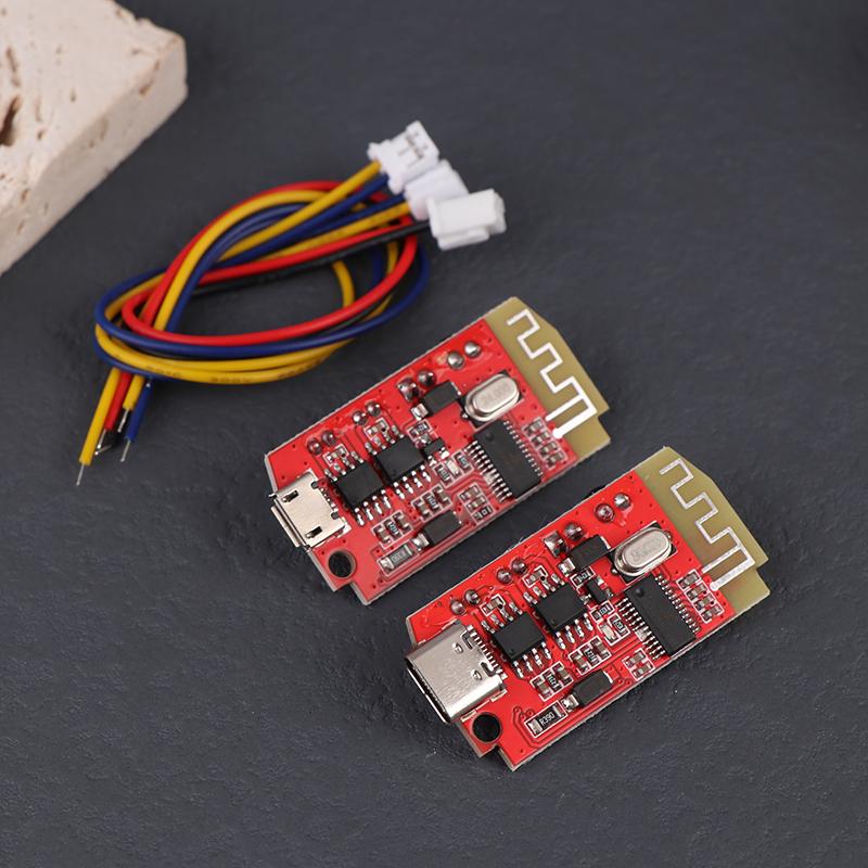 1Pc Ct14 Type-C Micro Stereo Bluetooth 4.2 Power Amplifier Board Module 3.7V 5V 5W+5W Mini With Charging Port Egbo