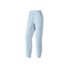 Sports Lifestyle Series Insulated Dry Woven Elastic Waist Mid-Rise Cuffed Casual Pants Women Bottoms Light-Gray-Blue P424W149-02K5