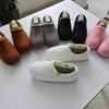 2025 Winter Unisex Fleece Lined House Slippers Non-Slip Indoor Outdoor Warm Thermal Booties Quiet Comfortable Couples Home Shoes