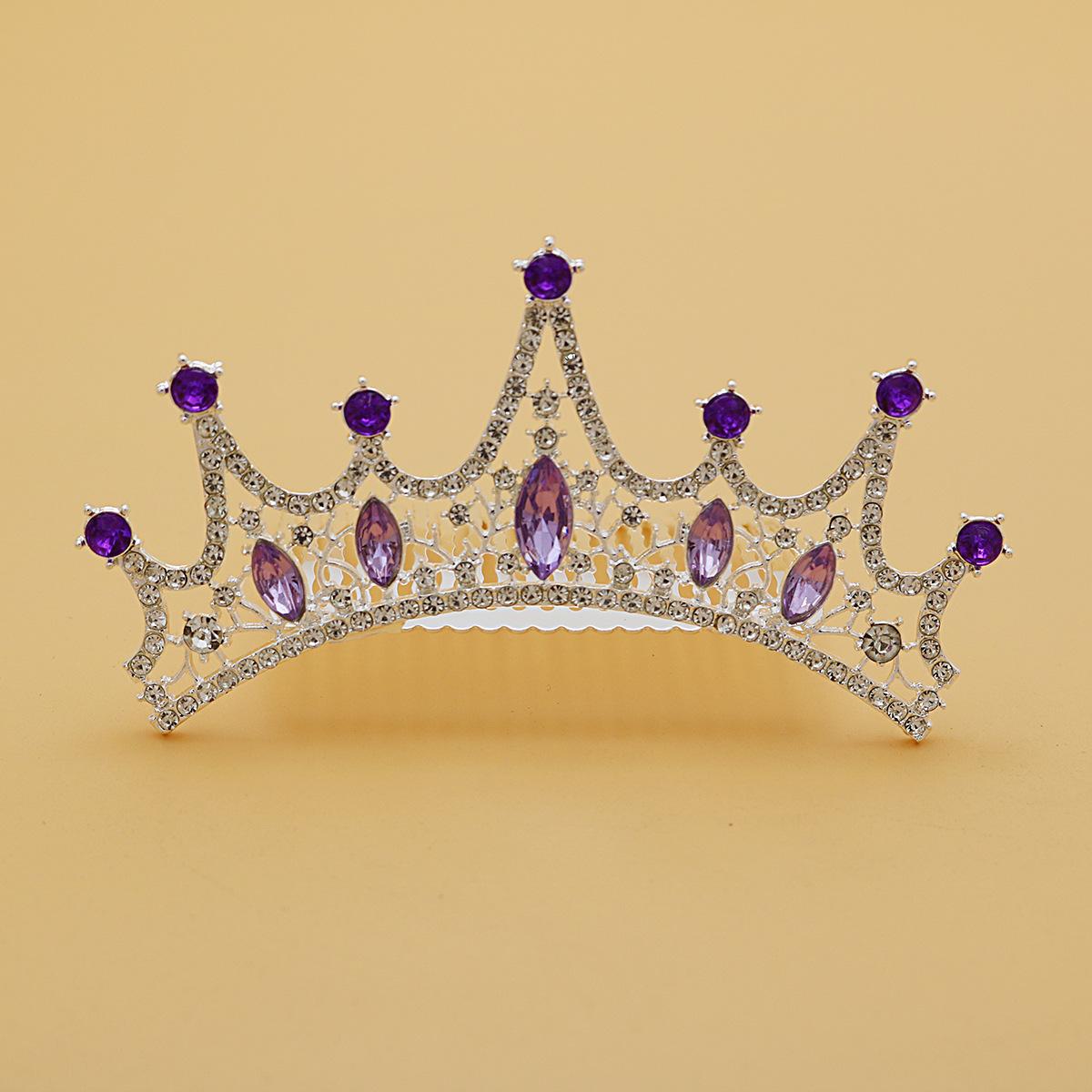 

Свадебная корона тиара сплав посеребренный аксессуары для свадебного платья популярный ободок принцесса роскошь