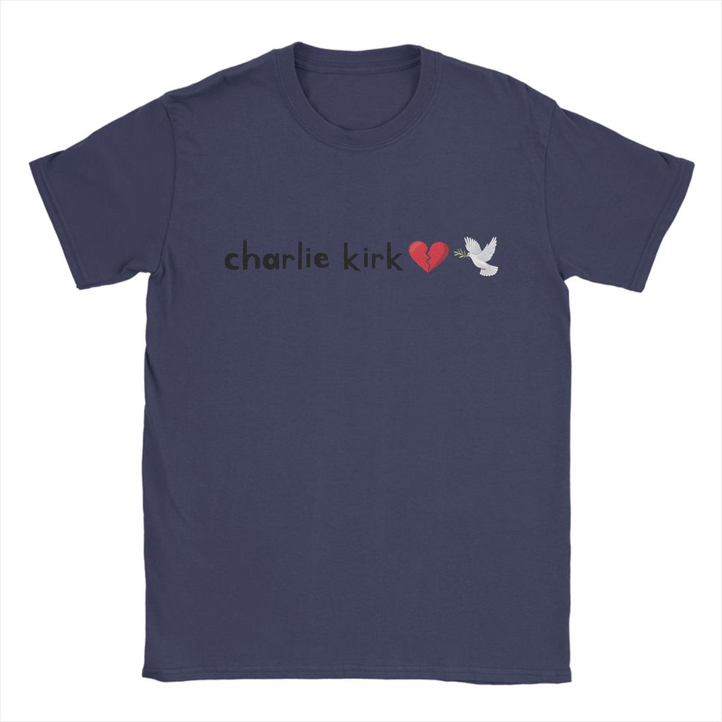 Charlie Kirk T Shirt Summer  Harajuku T Shirts Men Cotton O Neck Plus Size 5XL Clothing Short Sleeve Y2K Funny Tshirt