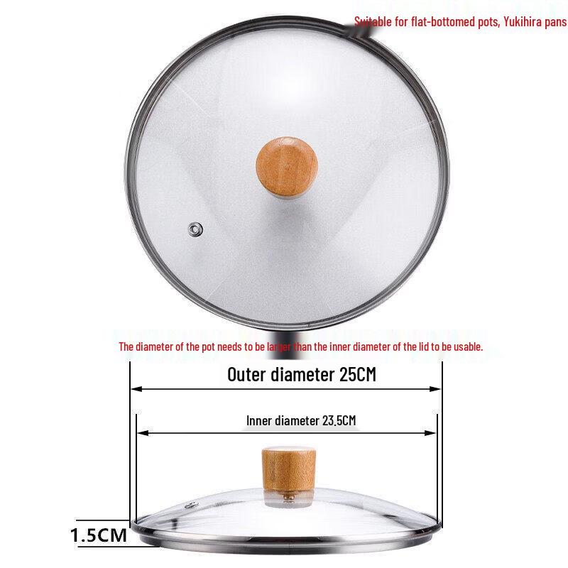 Universal Tempered Glass Pot Lid