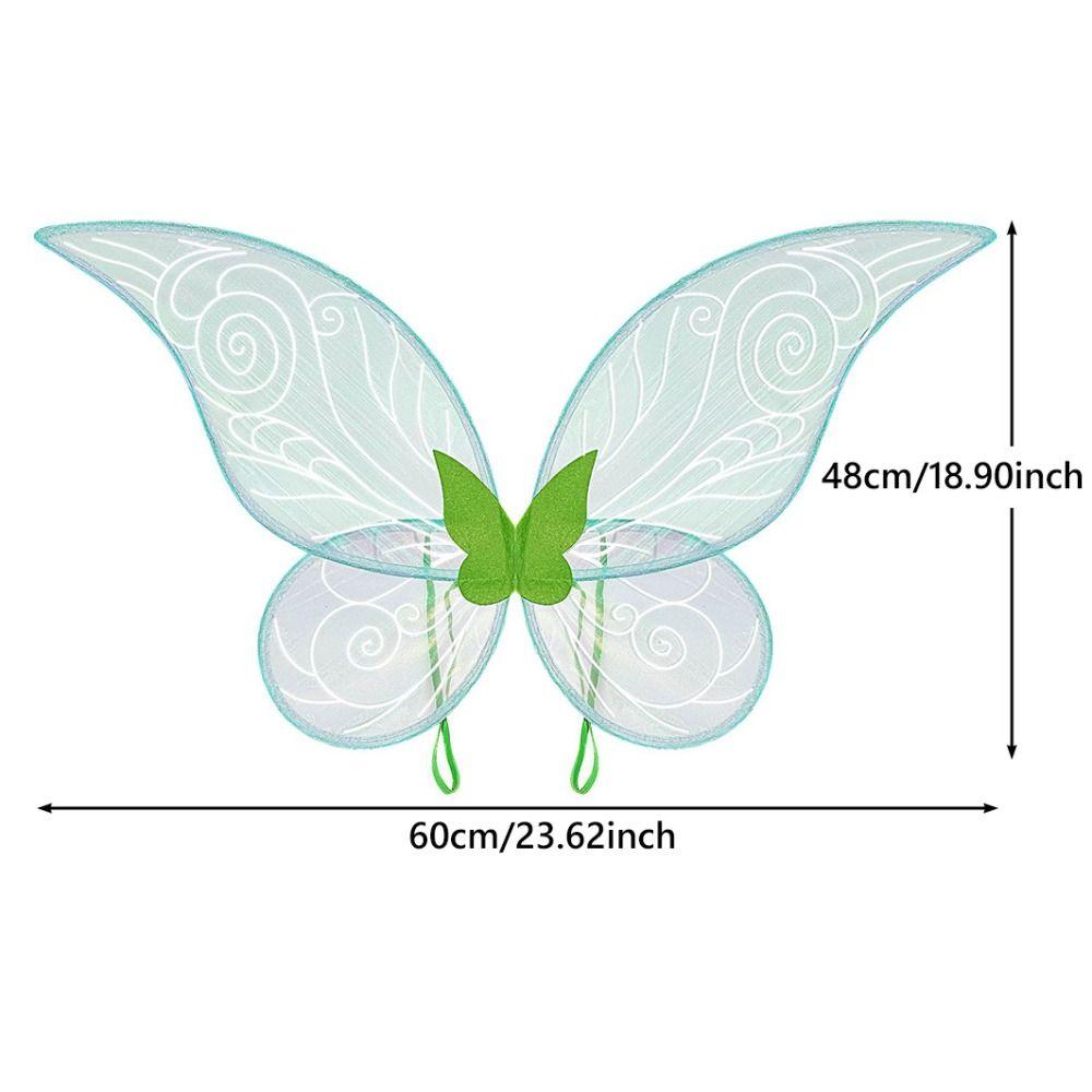 Funny Sparkling Adults Fairy Wings Dress-Up Party Favor Gift Girls Wings Halloween Cosplay Princess Angel Wings