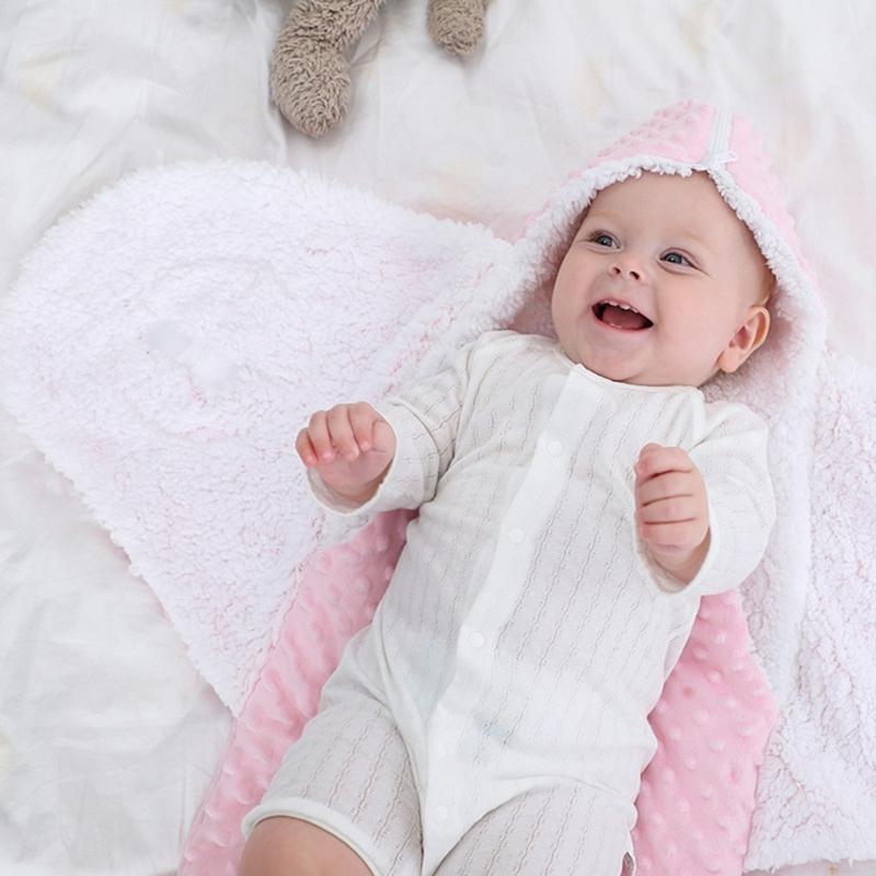 Babyschlafsäcke Wintersäcke Junge Mädchen Puckdecke Schlafsack Doppellagige Wickeldecke Baby-Essential