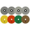 Dry Polishing Pads for Marble & Cement: Four-Step Mirror Finish