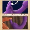 10 Frequency Dual Motor Telescopic Vibrator Female G Spot Clitoral Masturbation AV Massager Vibrating Dildo Sex Toys For Women