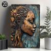 Vintage Metal Wall Art Humorous Plaque 20x30cm Home Garden Wall Decor