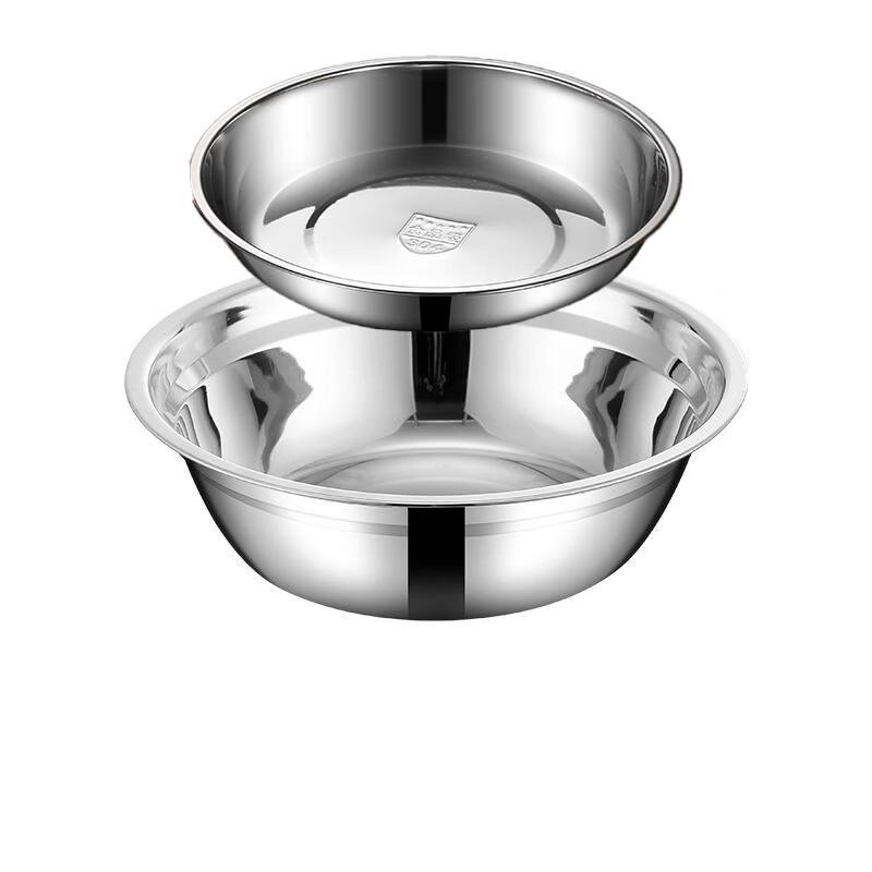 304 Stainless Steel 3-Compartment Deep Round Serving Plate