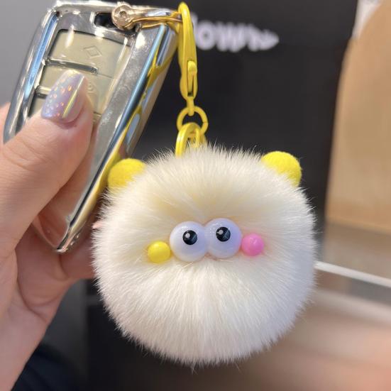Schlüsselanhänger Weicher Stoff Plüschtier Schlüsselanhänger mit stabilem Metallclip Kinderrucksack Federmäppchen Zubehör Partygeschenk