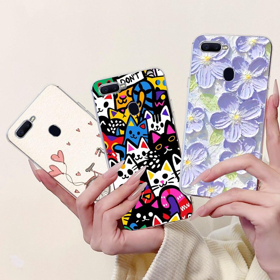 Cover For Oppo F9 Pro Case For Oppo F9 Cute Luxury Funny Cool Soft TPU Bumper Casing For Oppo CPH1823 CPH1881 CPH1825 Funda