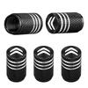 5PCS Cache-Soupapes de Pneu de Voiture en Aluminium Pour Citroen C5X C6 DS C3-XR C4L C4 C1 C5 C6 VTS C-ELYSEE Accessoires Auto