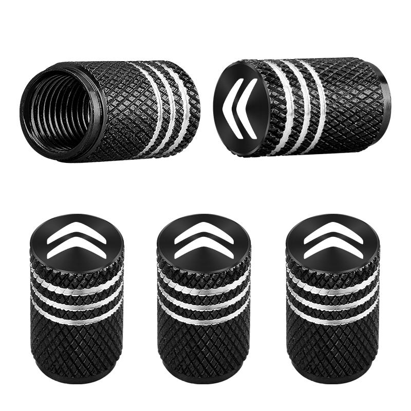 5 sztuk Aluminiowe Nakrętki na Wentylki Opon Samochodowych Pokrowiec Do Citroen C5X C6 DS C3-XR C4L C4 C1 C5 C6 VTS C-ELYSEE Akcesoria Samochodowe