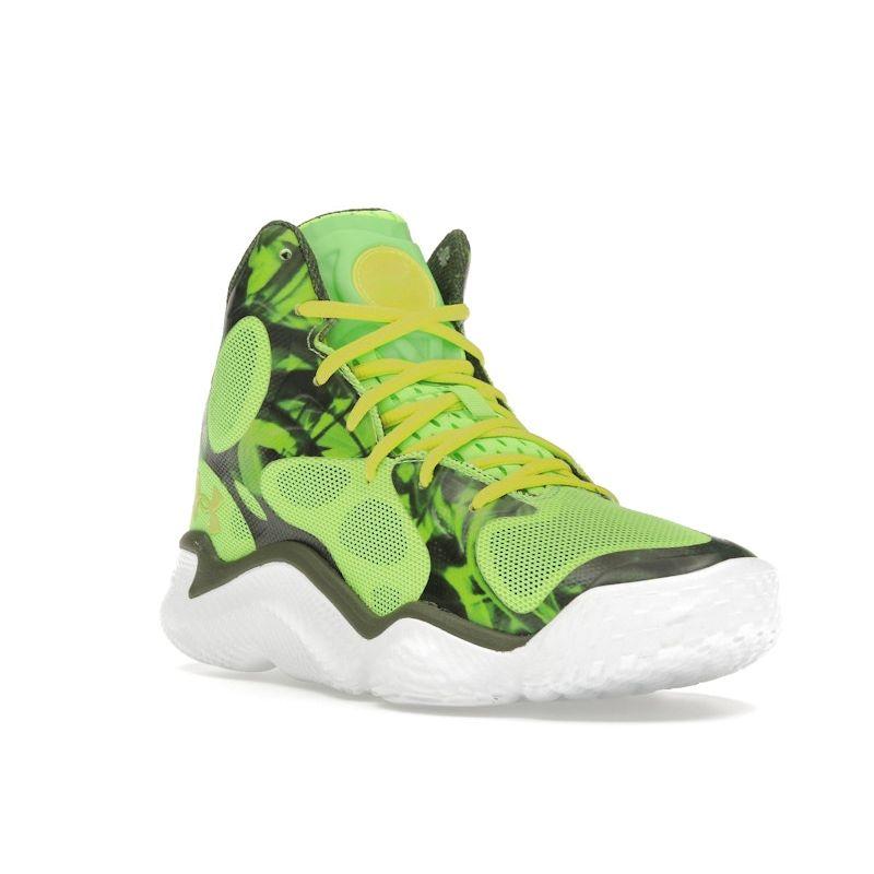 Curry Brand Curry Spawn FloTro Rileys Choice Unisex Sneakers Green Hyper-Green Rough 3026640-300