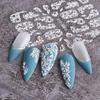 Self Adhesive Snowflake Pattern Nail Art Christmas Nail Stickers White Stickers For Nails Christmas Snowflake